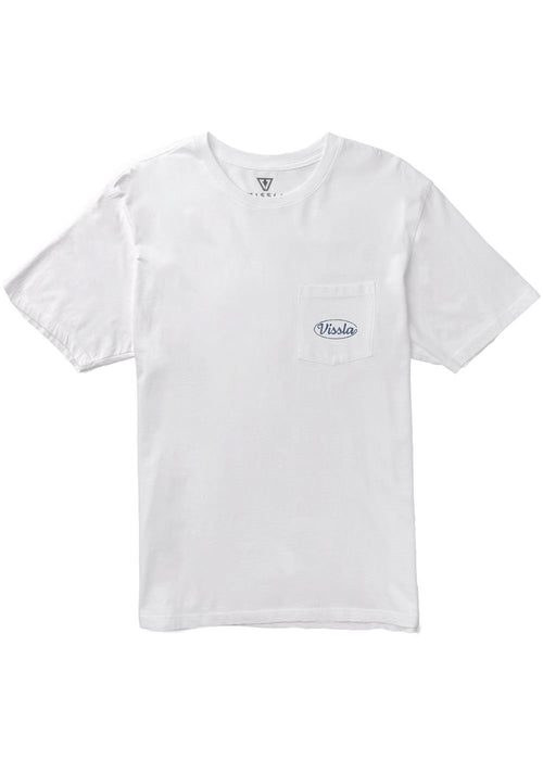 Vissla Shred Services Premium Organic Tee-White