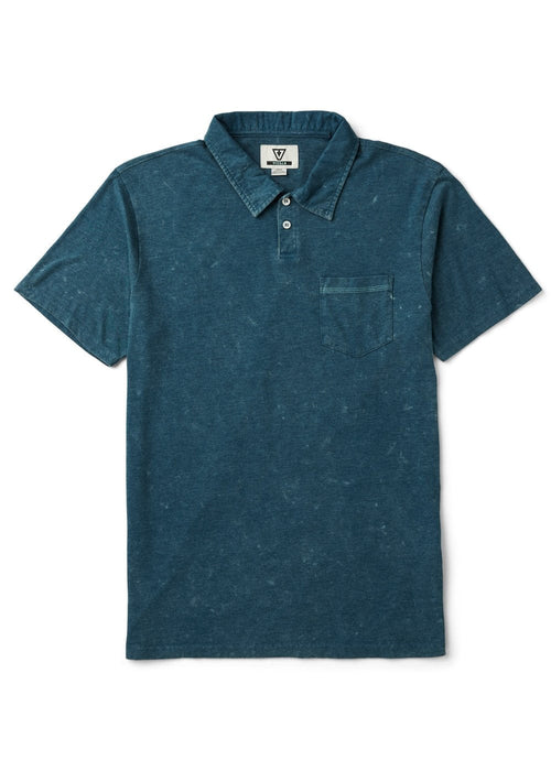 Vissla Solid Sets Cosmic Wash Polo Shirt-Sea Water