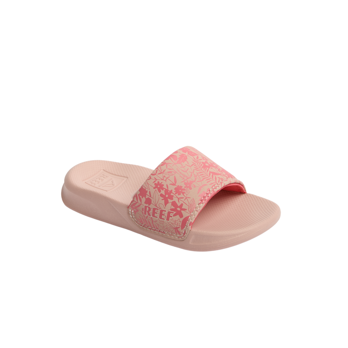 REEF Kids One Slide Sandal-Flower Field