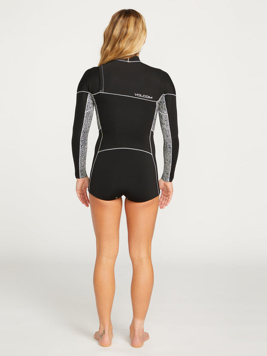 Volcom Wmn's Modulator 2/2 L/S Springsuit-Black