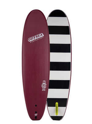 Catch Surf Odysea Plank Single Fin 8'0"-Maroon