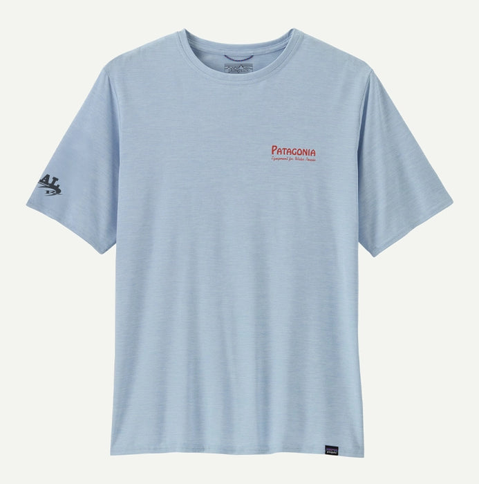 Patagonia x REAL Cap Cool Daily Graphic Shirt-Fleck Blue