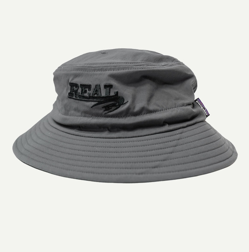 Patagonia x REAL Surf Brimmer Hat-Forge Grey — REAL Watersports