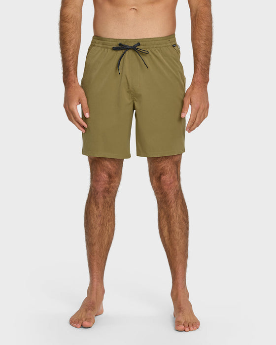 Quiksilver Taxer Amphibian 18 Shorts-Aloe