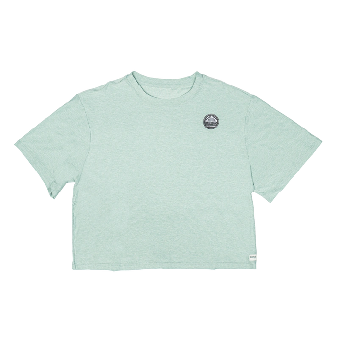 REAL Aria Tee-Heather Seafoam