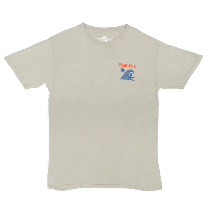 REAL Balanced Surf Tee-Limestone