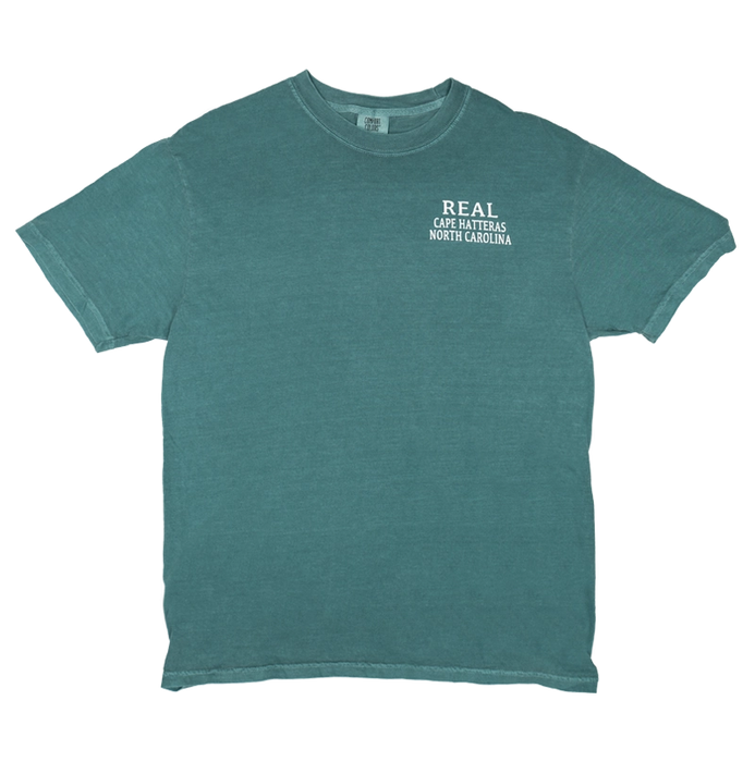 REAL Circle Lighthouse Tee-Emerald