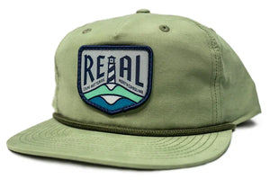 REAL Lighthouse Badge Hat-Sage/Olive