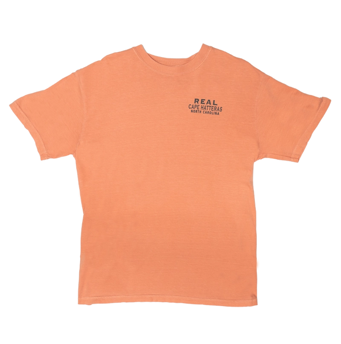 REAL Cape Hatteras Lighthouse Tee-Terracotta
