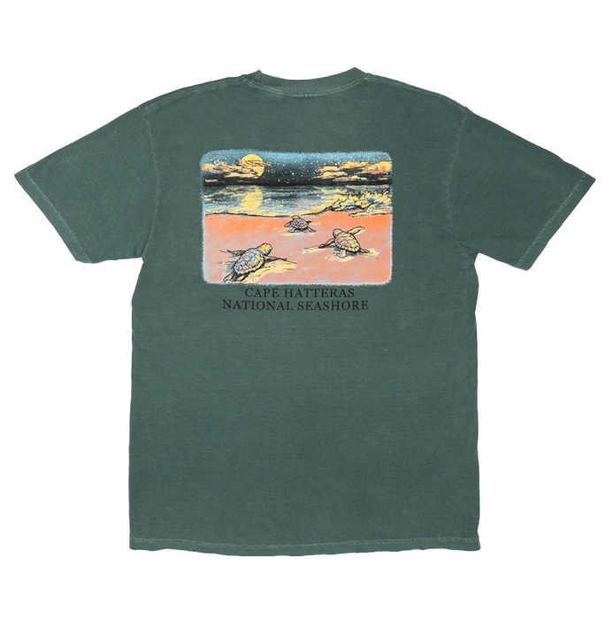 REAL Night Sky Tee-Blue Spruce