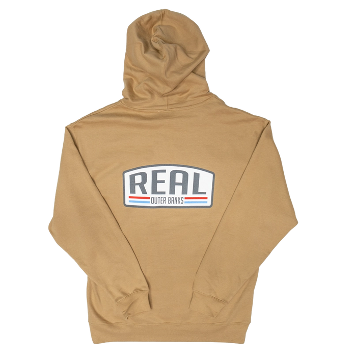 REAL Old Town Crest Hooded Sweatshirt-Sandstone