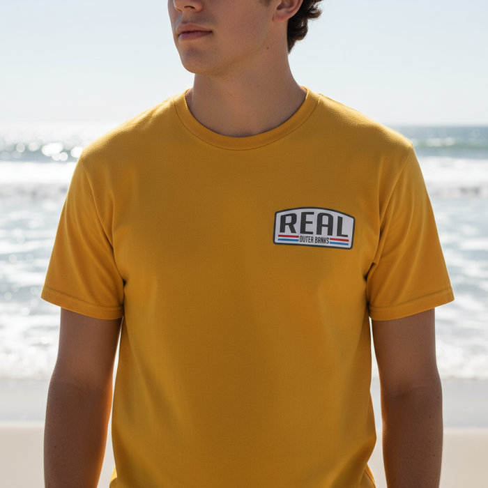 REAL Old Town Crest Tee-Gold