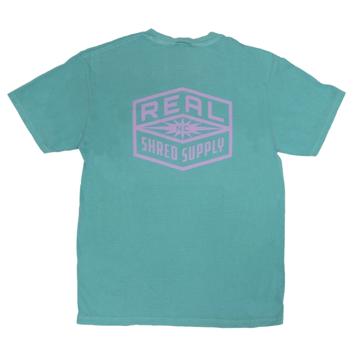 REAL Shred Supply Tee-Seafoam