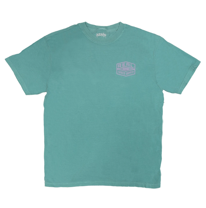 REAL Shred Supply Tee-Seafoam