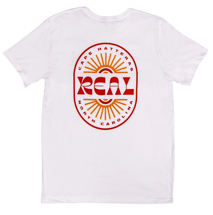REAL Sun Ray Tee-White
