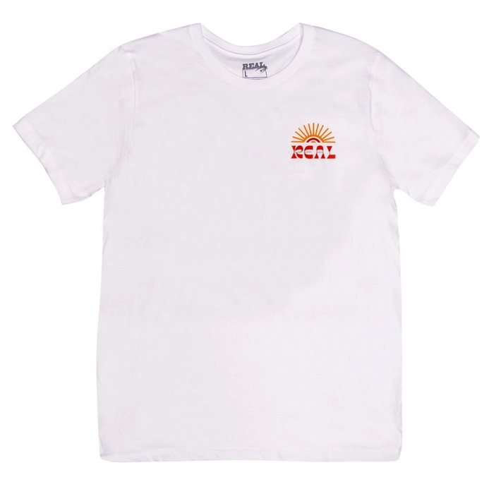 REAL Sun Ray Tee-White