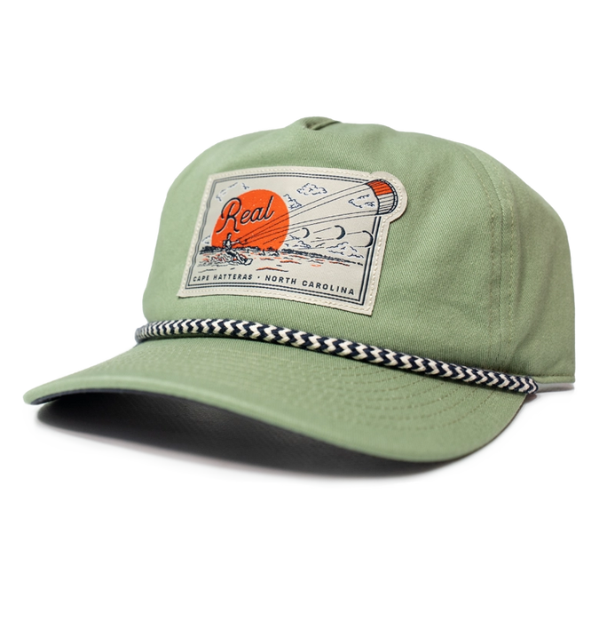 REAL Sunset Sessions Patch Hat-Sage/Navy