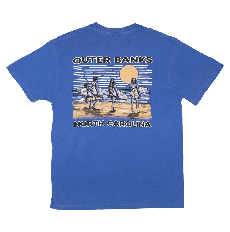 REAL Vintage Coastal Tee-Flo Blue — REAL Watersports