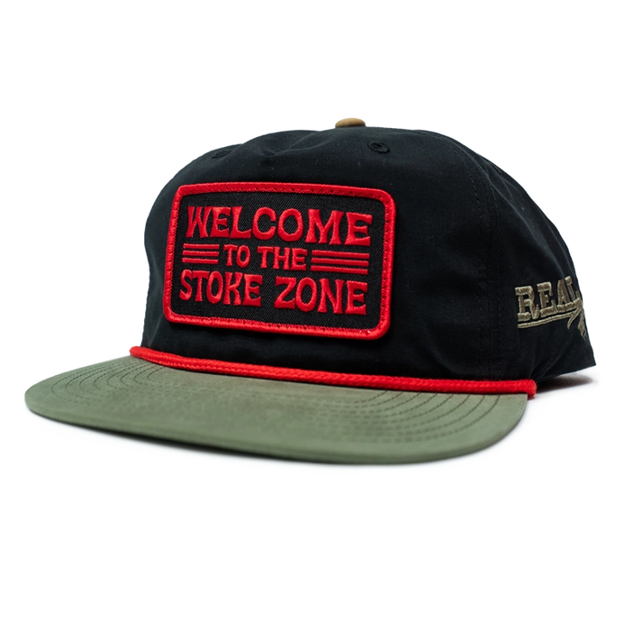 REAL Welcome to the Stoke Zone Hat-Black/Biscuit/Loden/Red