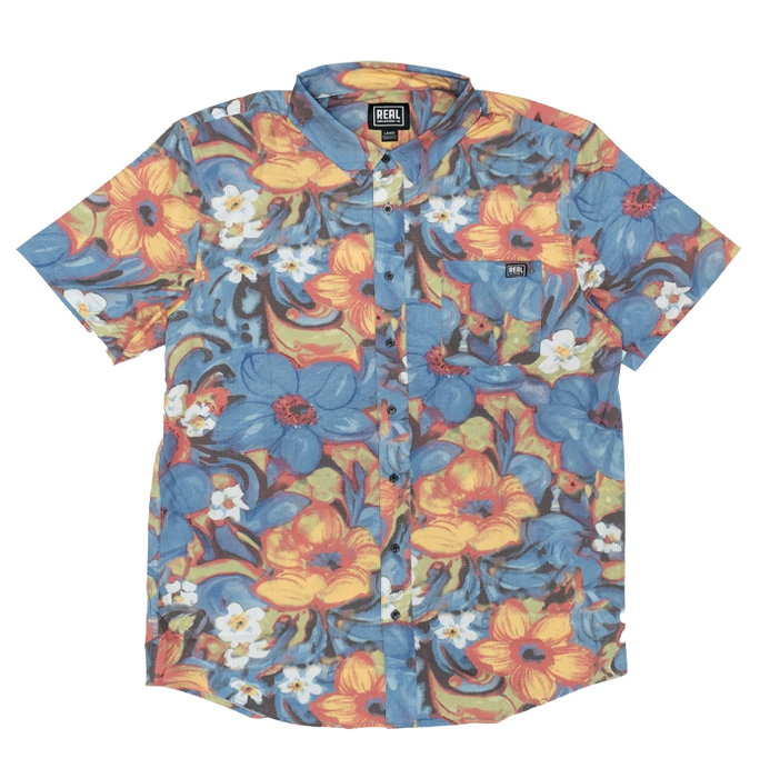 REAL Wyden Sea S/S Shirt-Blue