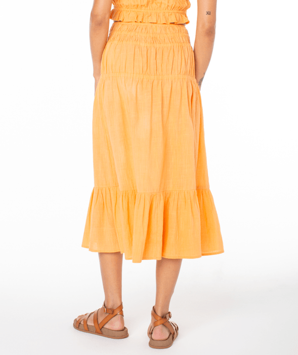 Roxy Malia Solid Skirt-Muskmelon