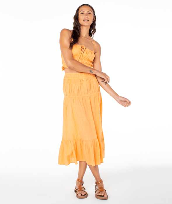 Roxy Malia Solid Skirt-Muskmelon