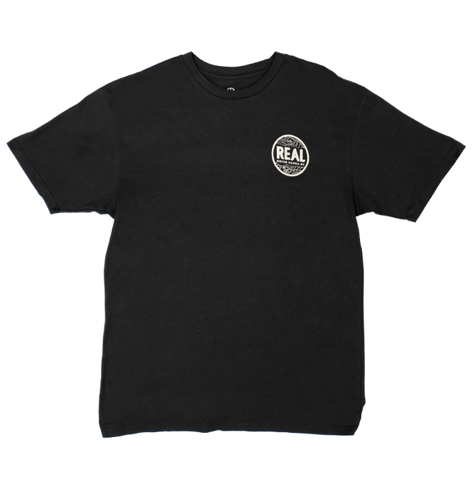 REAL Outer Banks Map Tee-Vintage Black