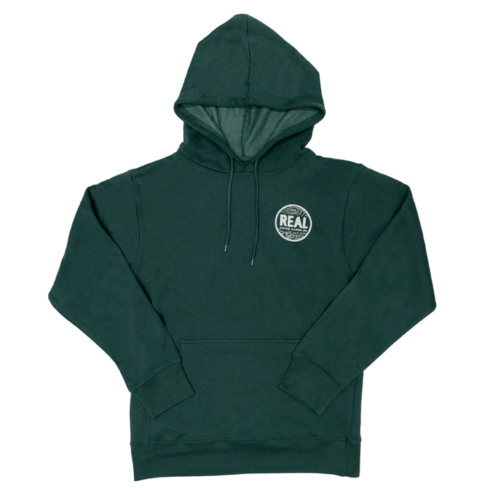 REAL Outer Banks Map Hooded Sweatshirt-Pine