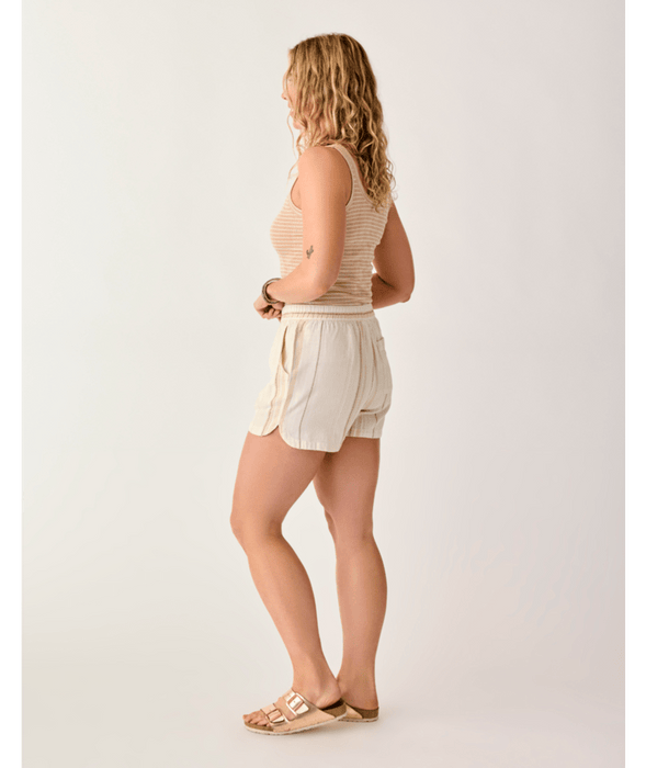 Carve Designs Rhett Stitched Shorts-Birch Texture