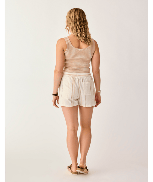 Carve Designs Rhett Stitched Shorts-Birch Texture