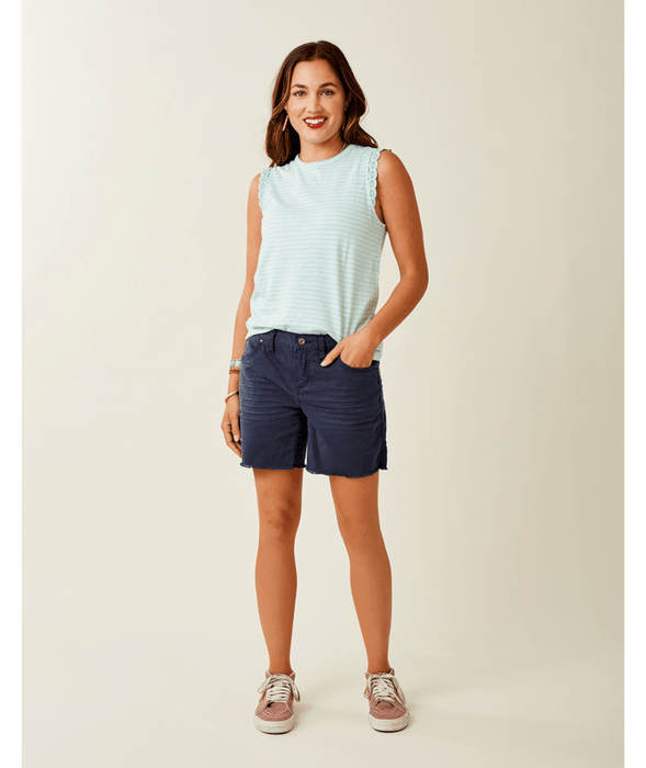 Carve Designs Oahu 6" Twill Shorts-Navy