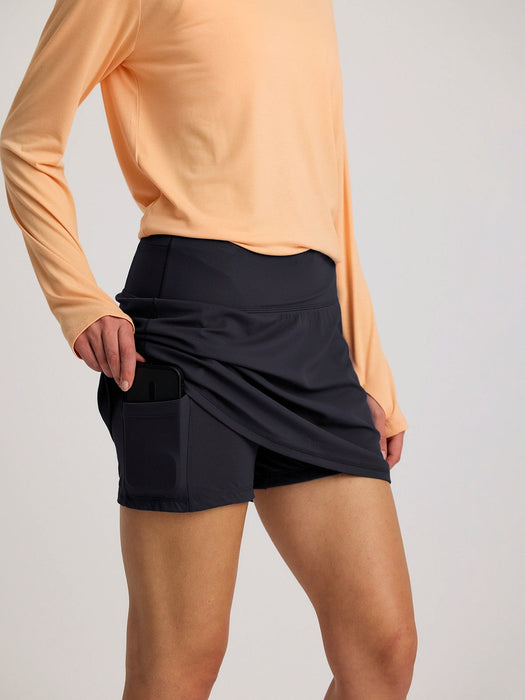 Free Fly All Day Skort-Black