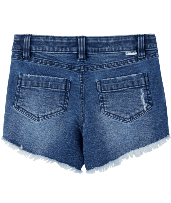 O'Neill Girls Aiden Shorts-Blue Grass Wash