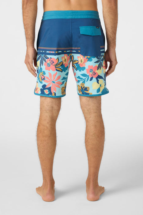 O'Neill Cruzer Scallop 18 Boardshorts-Indigo