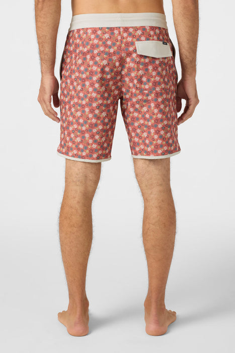 O'Neill Cruzer Scallop 18 Boardshorts-Ginger Spice