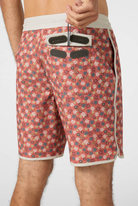 O'Neill Cruzer Scallop 18 Boardshorts-Ginger Spice