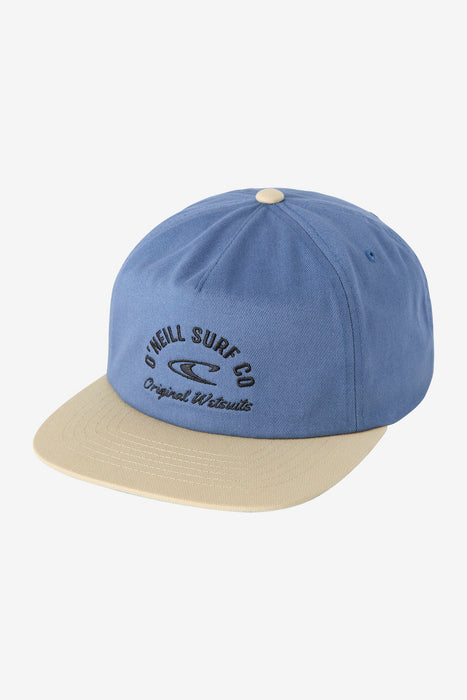 O'Neill Cutler Snapback Hat-Blue Shadow