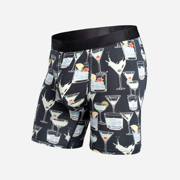 BN3TH Classic Icon Print Boxer Brief-Cocktails-Black