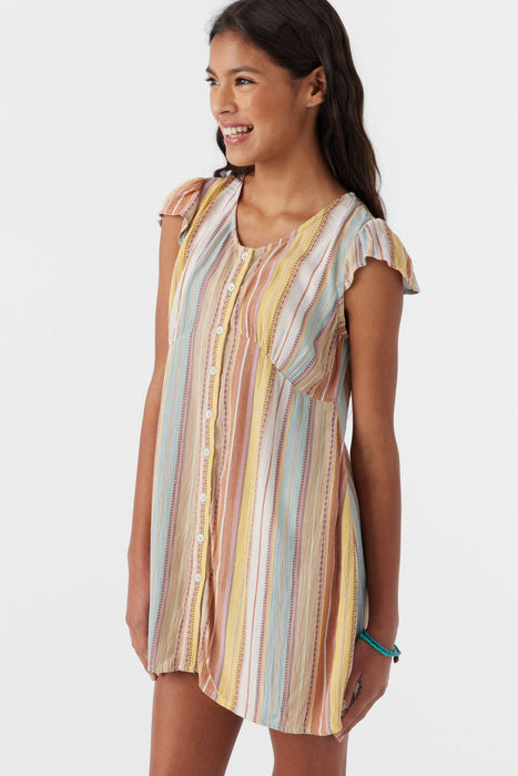 O'Neill Girls Rubie Dress-Multi Clr