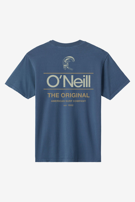 O'Neill OG Parallel Lines Tee-Vn Indigo