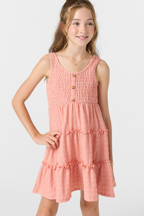 O'Neill Teffie Dress-Coral Haze