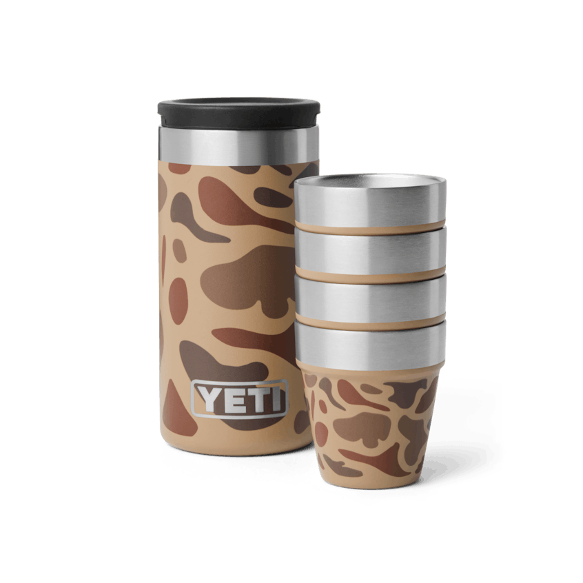 YETI Shot Glasses & Case-Wetlands Camo — REAL Watersports