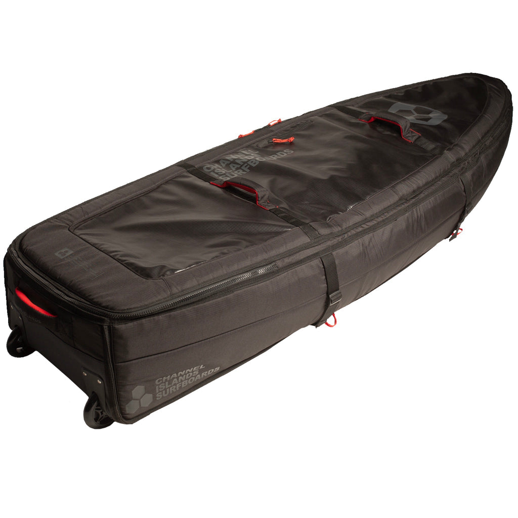 Channel Islands Quad Traveler Wheeled Boardbag-Black — REAL