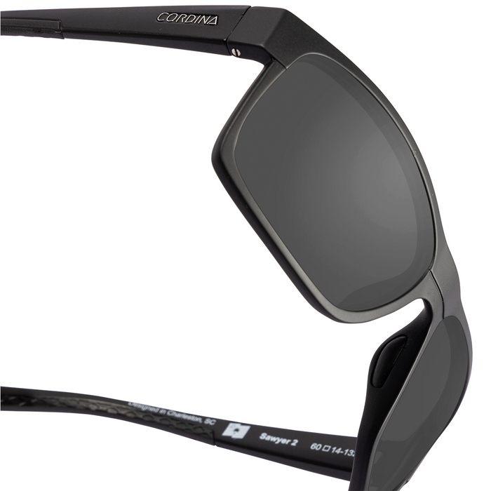 Cordina Sawyer 2 Sunglasses-Matte Black/Grey Polar