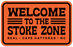 REAL Welcome to the Stoke Zone Sticker-Orange