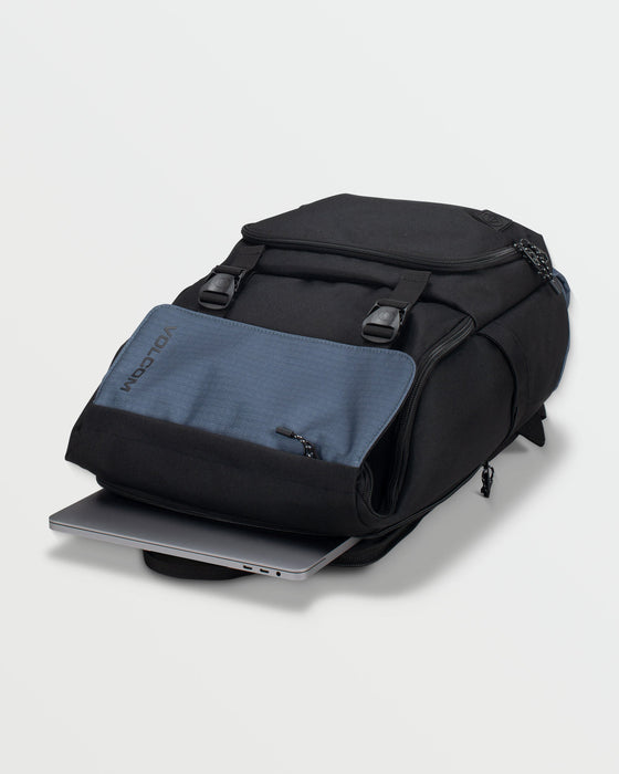 Volcom Charter Fold Over Backpack-Storm Blue