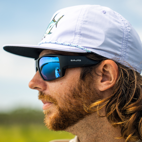 Bajio Vega Sunglasses-Brown Tort Matte/Green Mirror Glass