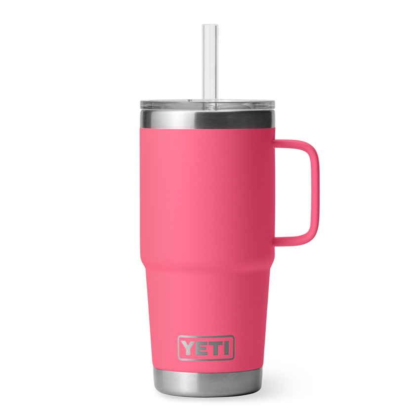 Yeti Rambler 25 oz Straw Mug-Tropical Pink — REAL Watersports