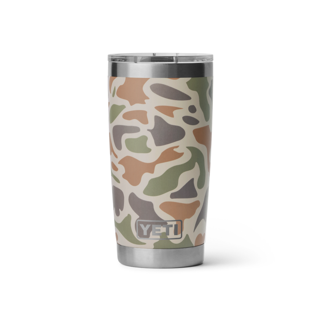 Yeti Rambler 20 oz Tumbler MS-Tan Camo — REAL Watersports Yeti Rambler 20 oz Tumbler MS-Tan Camo — REAL Watersports