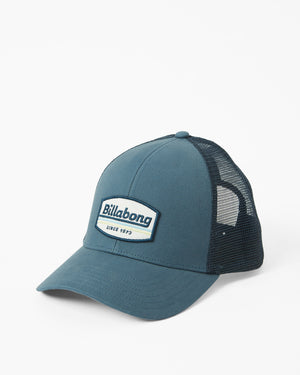 Billabong Boy's Walled Trucker Hat-Washed Blue